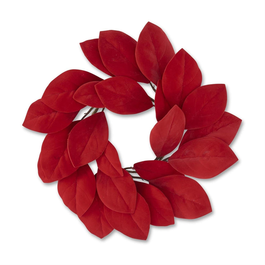 Red Velvet Magnolia Wreath - #Perch#