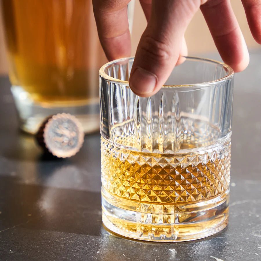 Revolve Crystal Spinning Rocks Glass - Perch