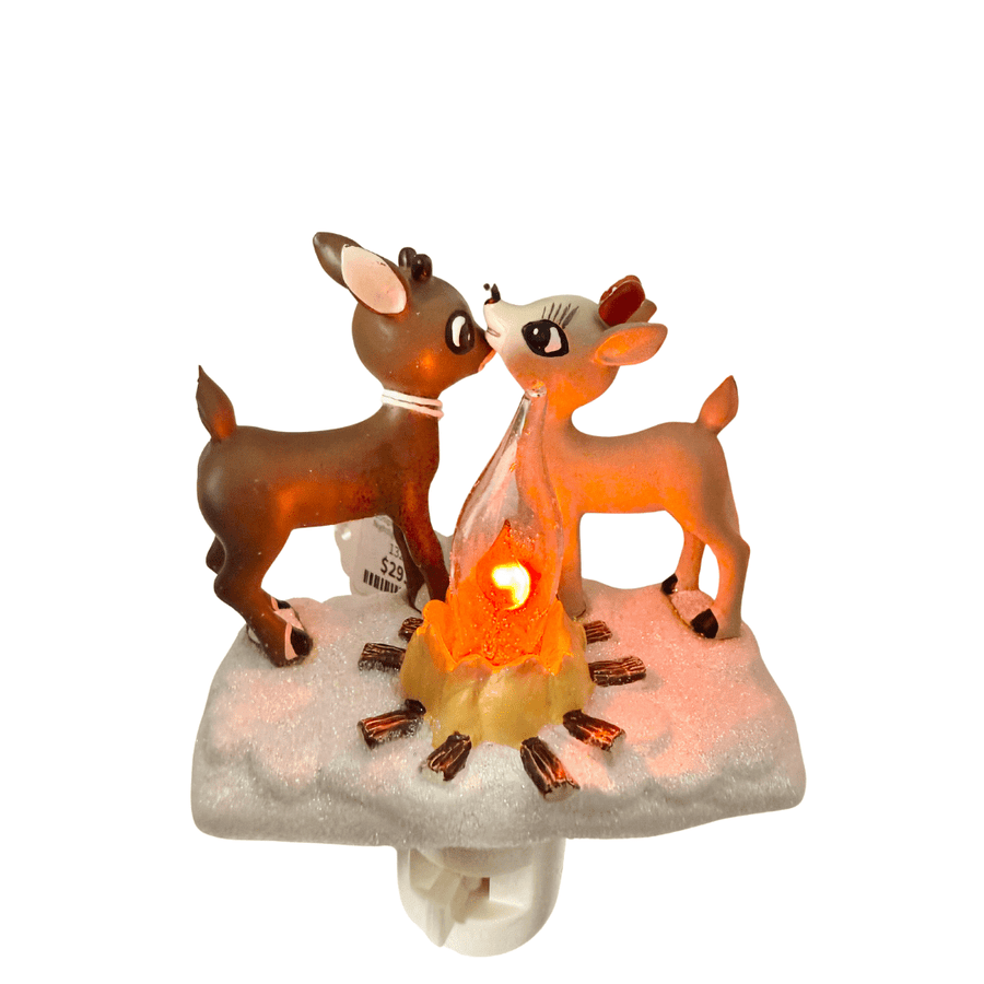 Rudolph Clarice Camp Fire Nightlight; Flicker Flame - Perch