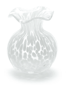 Ruffled Edge Spotted Vase - Perch