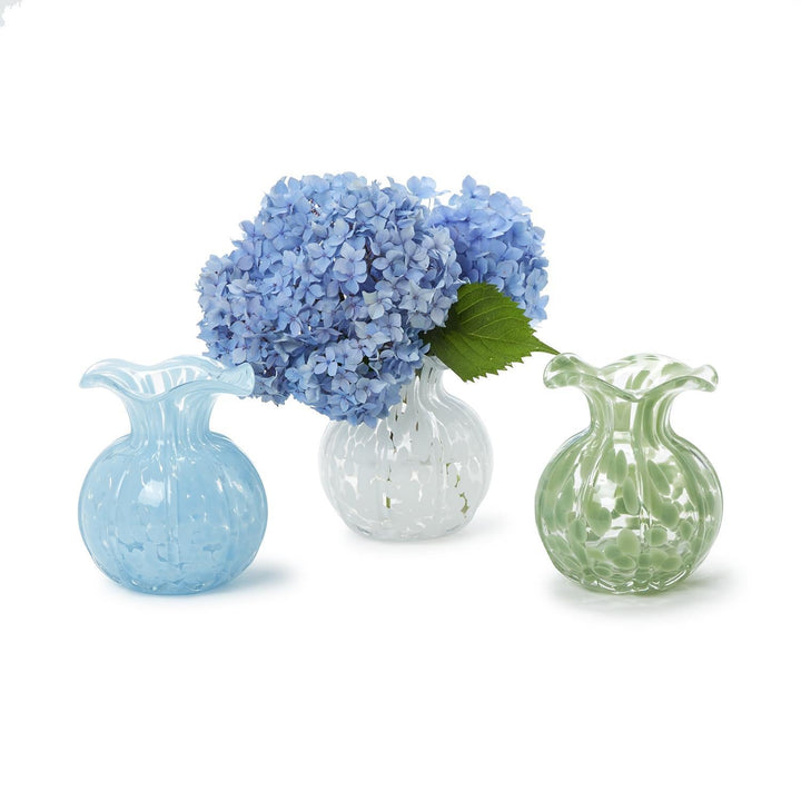 Ruffled Edge Spotted Vase - Perch