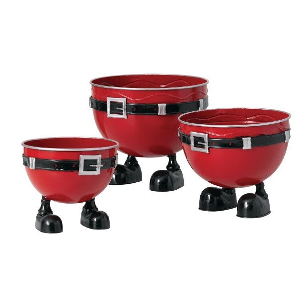 Santa Footed Bowls - #Perch#