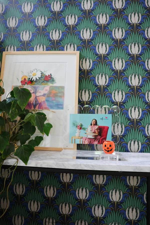 scalloped acrylic frame - Perch