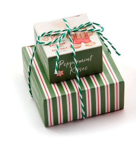 Scented Bath Soap Bar & Bath Salts Gift Set - #Perch#