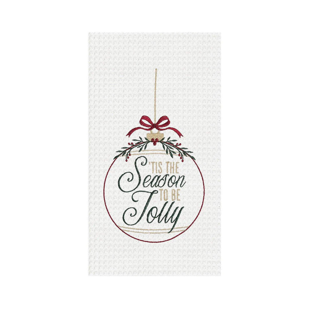 Season To Be Jolly Ornament Kitchen Towel - Perch