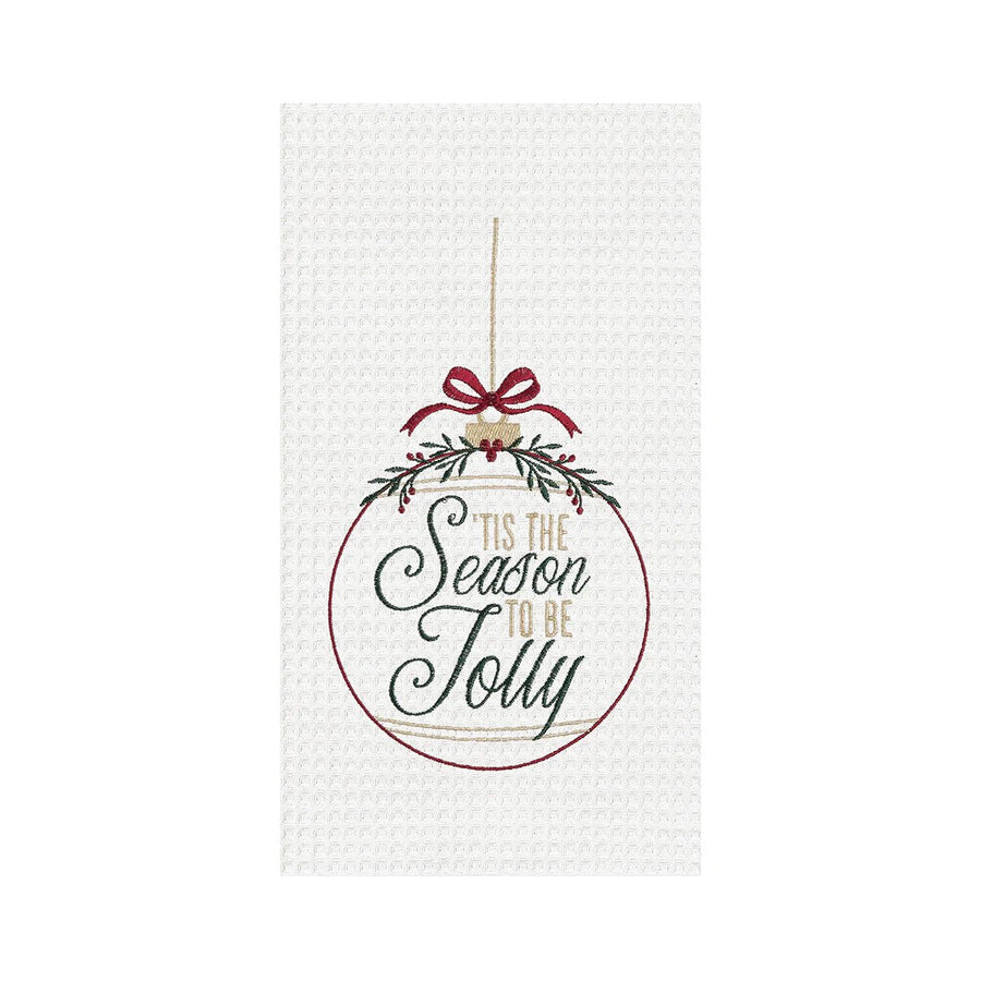 Season To Be Jolly Ornament Kitchen Towel - Perch