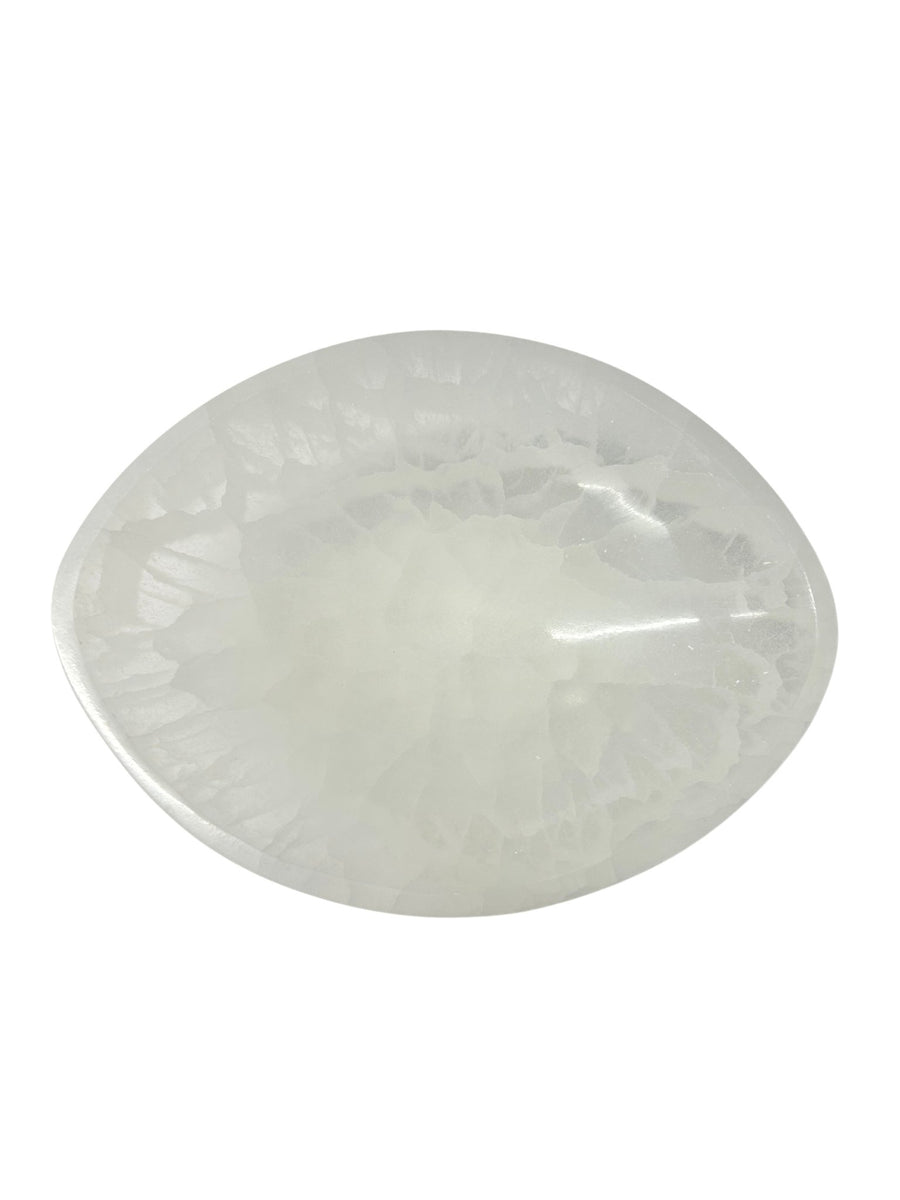 Selenite Oval Bowl - #Perch#