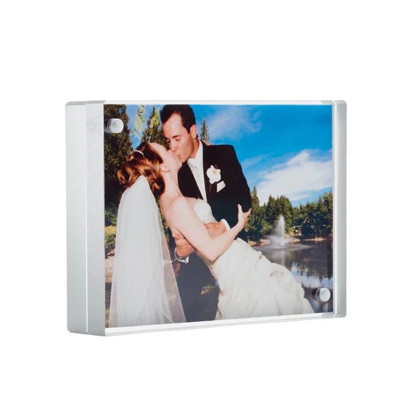 Silver Edge Magnet Photo Frames - Perch