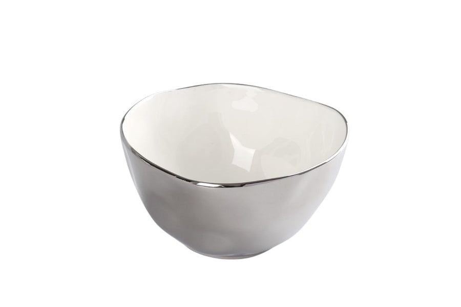 Silver Large Bowl - #Perch#