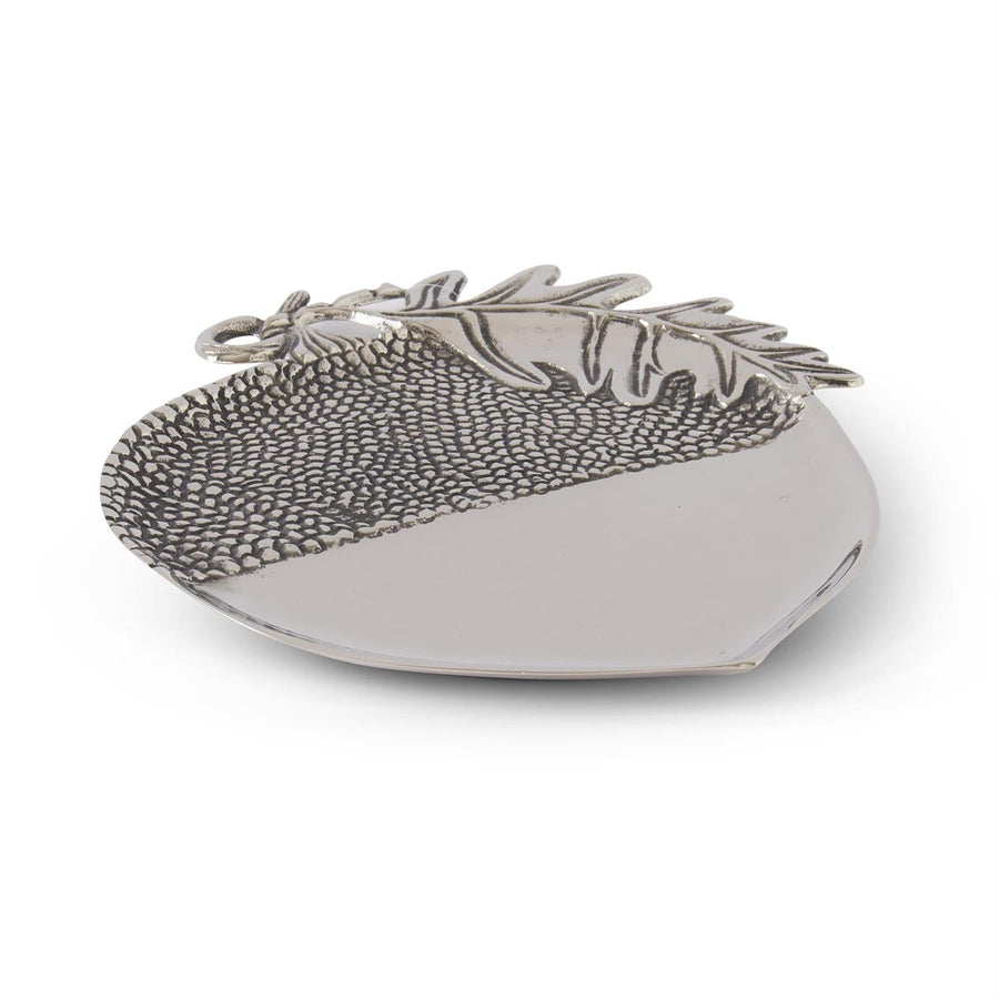 Silver Metal Acorn Tray - Perch