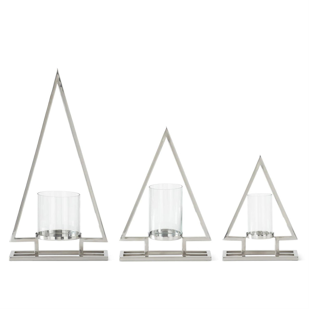 Silver Tree Candleholders - Set of 3 - Perch