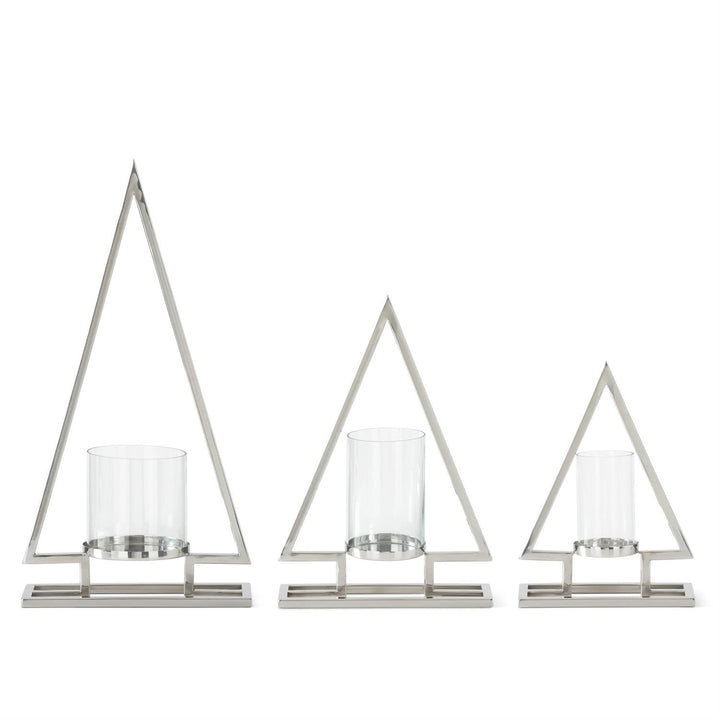 Silver Tree Candleholders - Set of 3 - Perch