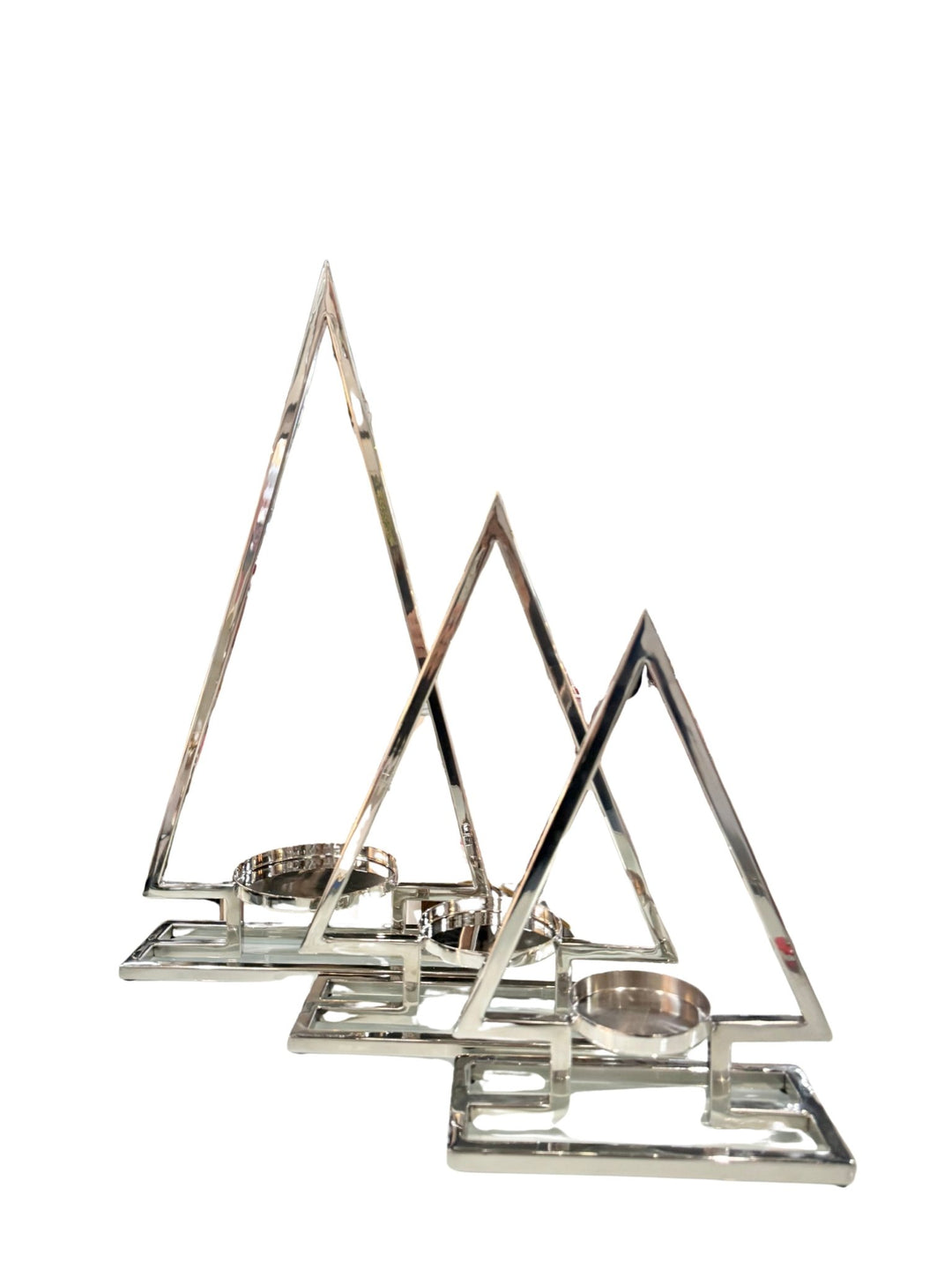 Silver Tree Candleholders - Set of 3 - #Perch#