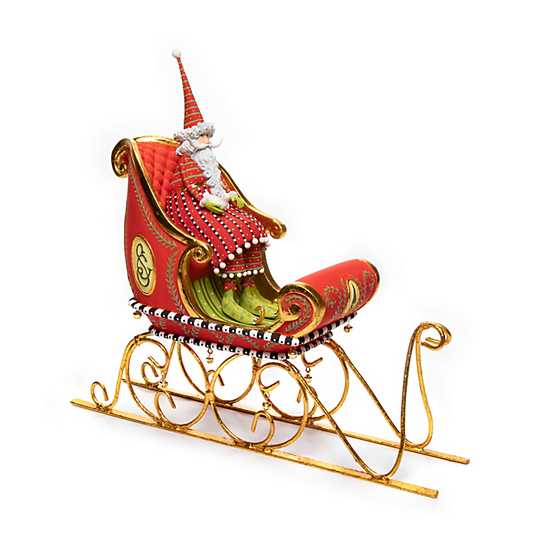 Sitting Santa & Sleigh - #Perch#