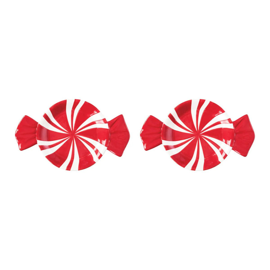 Small Peppermint Candy Plates - Perch