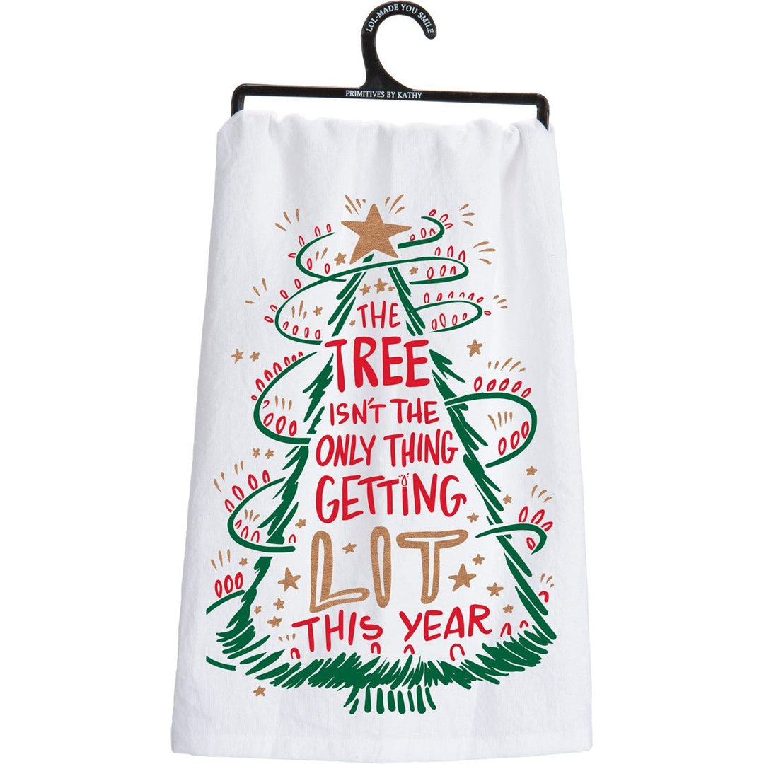 Snarky Christmas Tea Towels - #Perch#