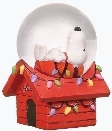 Snoopy Holiday Mini Snow Globe - #Perch#