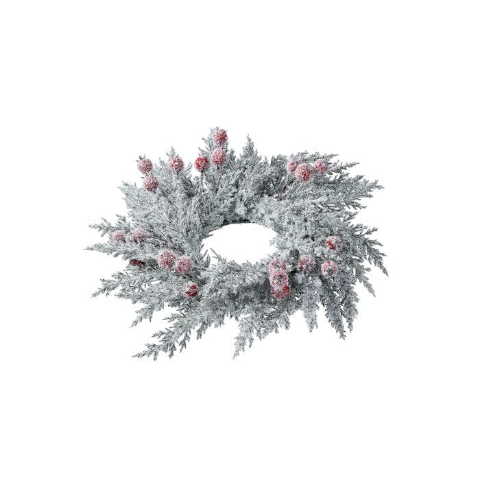 Snow Juniper Berry Candle Ring - Perch