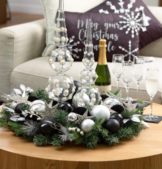 Snowflake Champagne Glasses - #Perch#