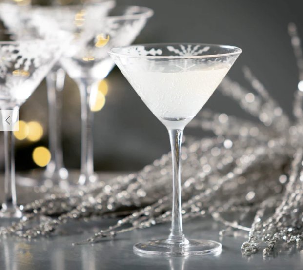 Snowflake Martini Glasses - #Perch#