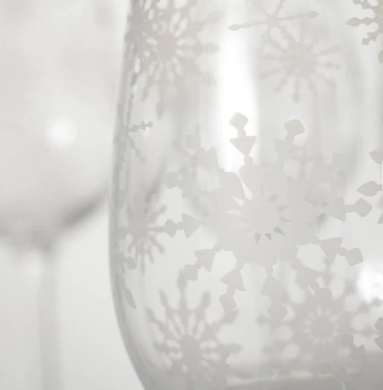 Snowflake Wine Glasses - #Perch#