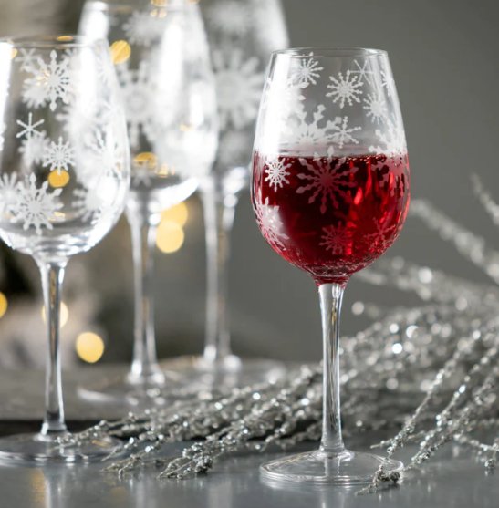 Snowflake Wine Glasses - #Perch#