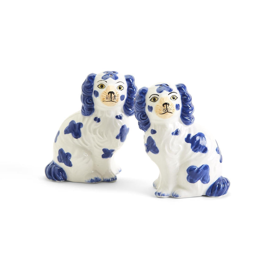 Staffordshire Dog Salt & Pepper Shaker Set - Perch