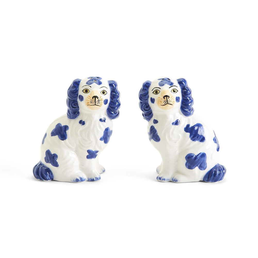 Staffordshire Dog Salt & Pepper Shaker Set - Perch