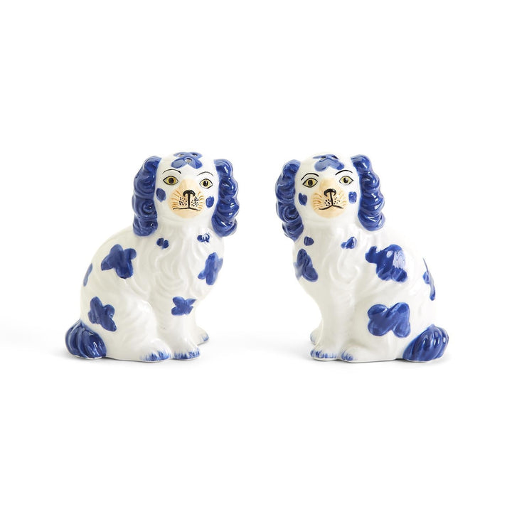 Staffordshire Dog Salt & Pepper Shaker Set - Perch