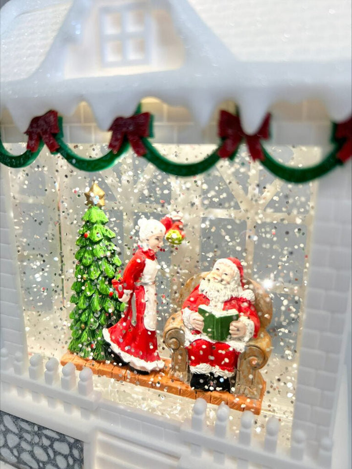 Story Time with Claus Snow Globe - #Perch#