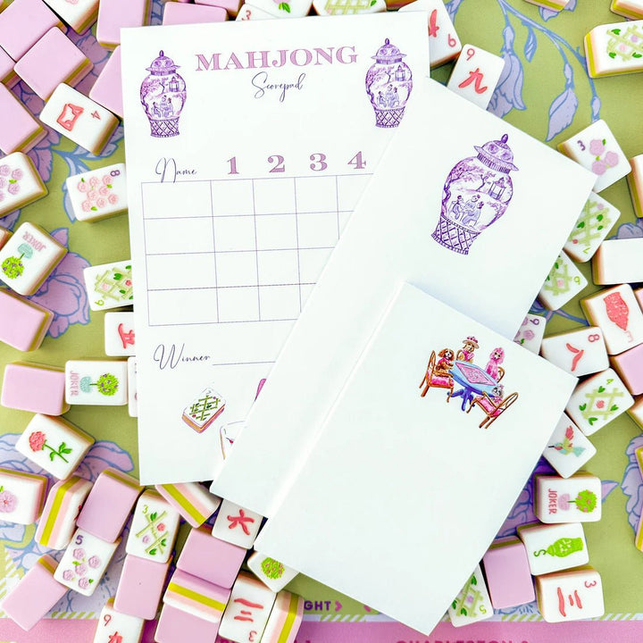Taylor Tiles Mahjong Scorepad - Perch