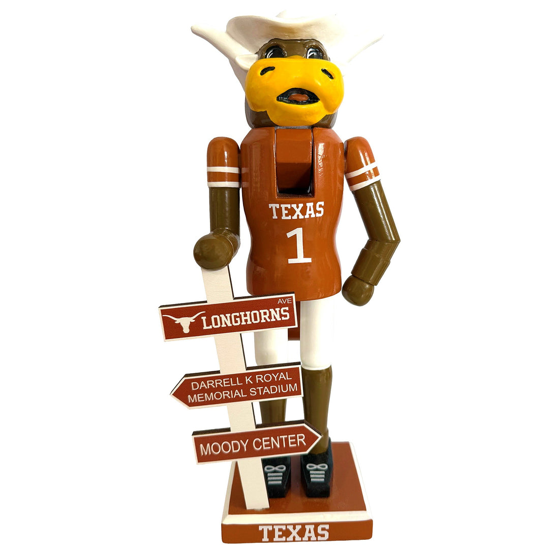 Texas Mascot Nutcracker - Perch