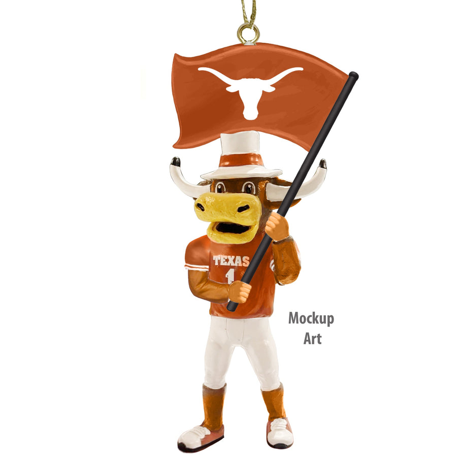 Texas Mascot Ornament - Perch