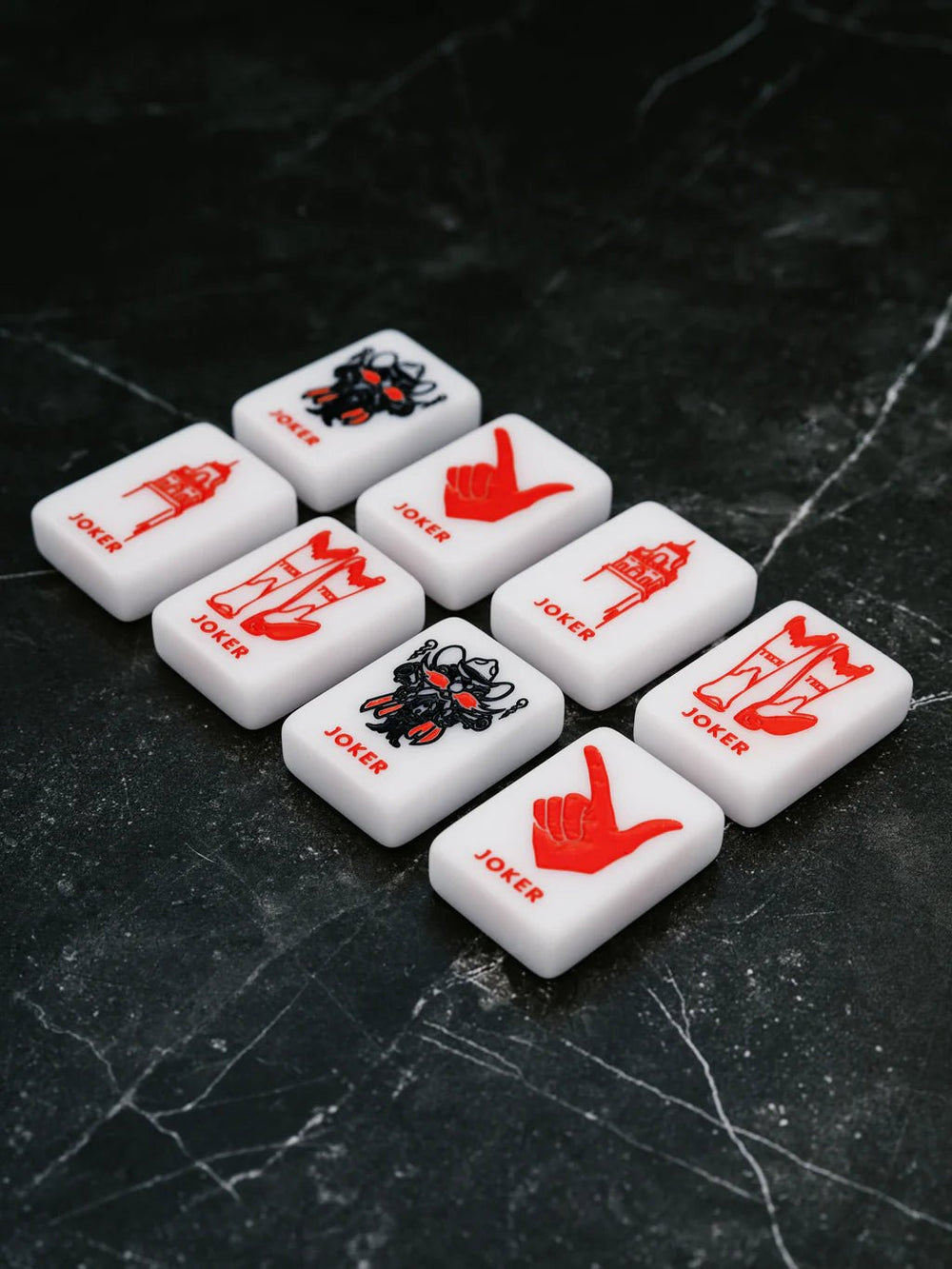Texas Tech Mahjong Tiles - Perch