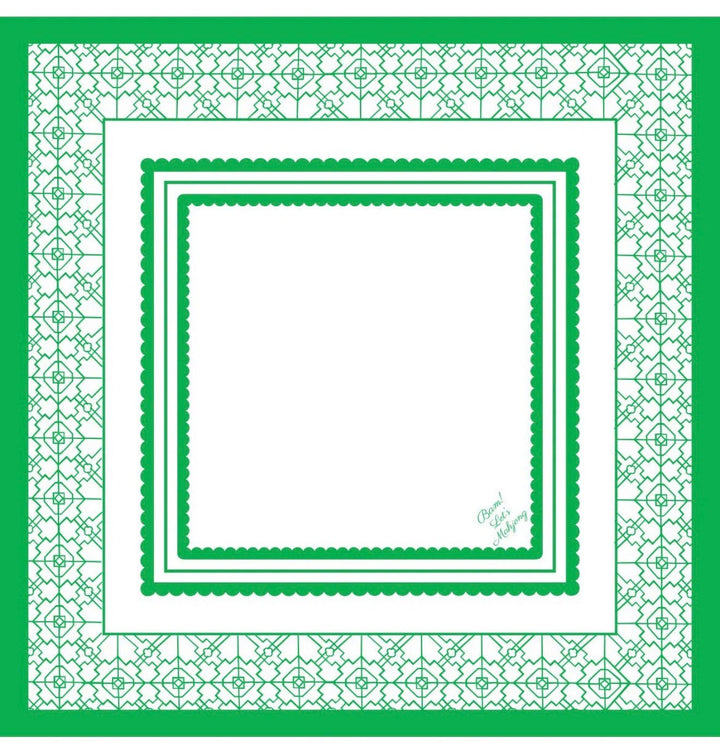 The Palm Royale Mahjong Tile Set and Mat and Shufflers - Perch