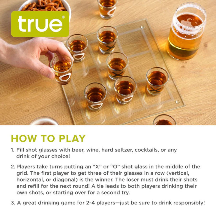 Tic Tac Shot Drinking Board Game - Perch
