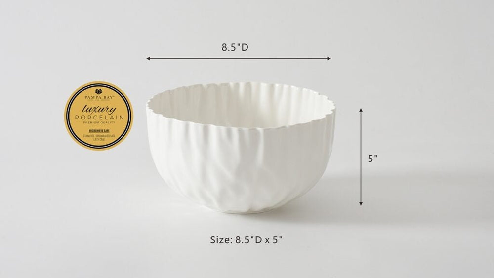 White Medium Bowl - #Perch#