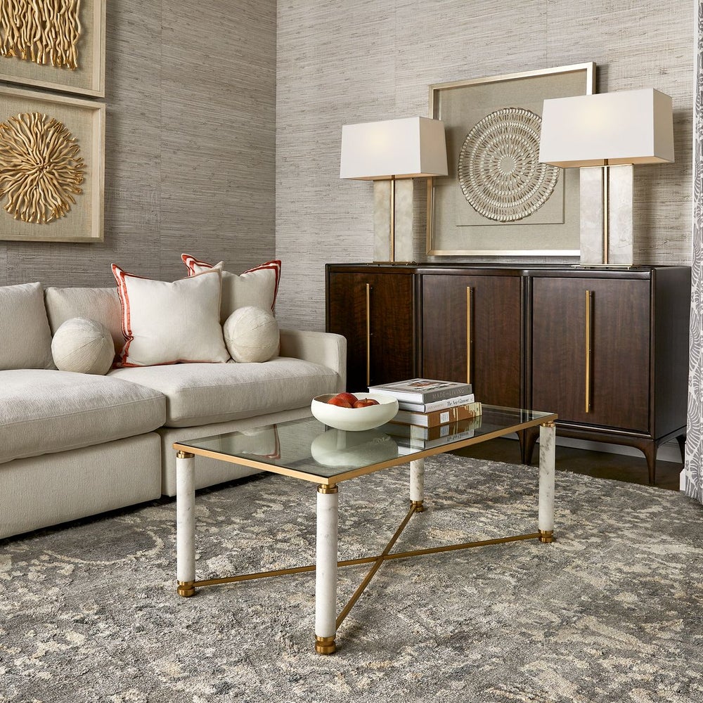White Pillar Coffee Table - #Perch#