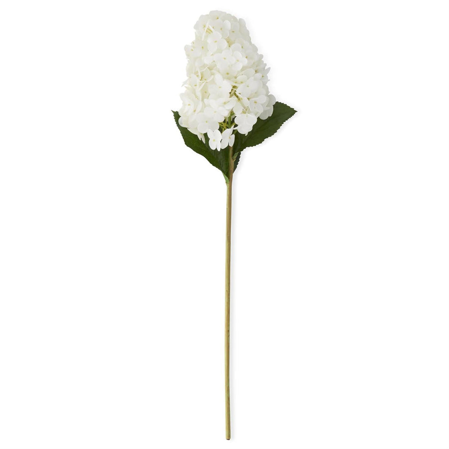 White Real Touch Cone Hydrangea Stem - Perch