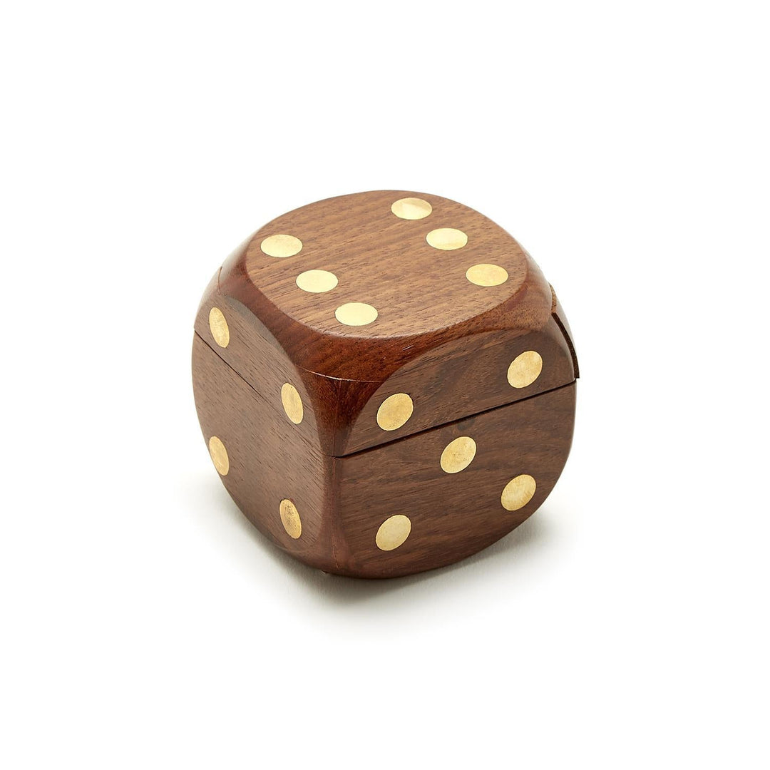 Wood Crafted Dice Box - Perch
