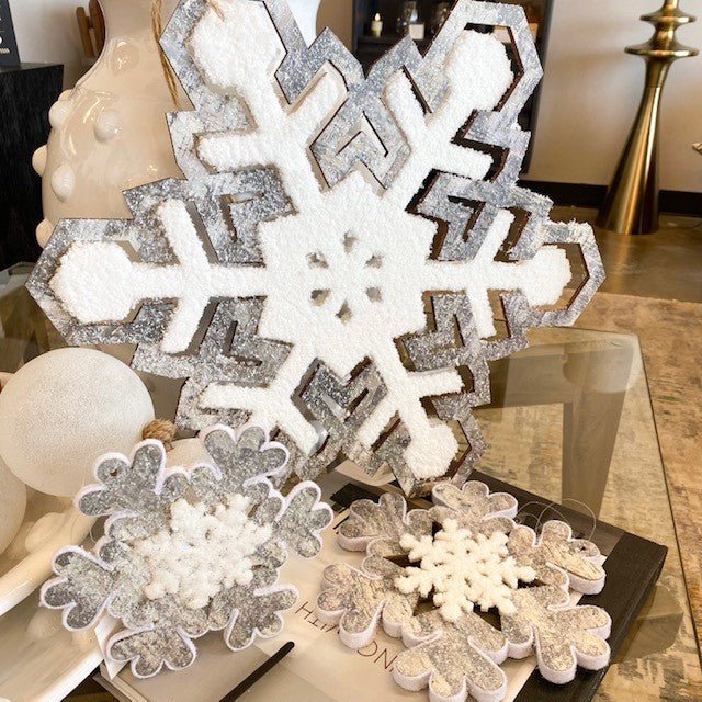 Wooden Snowflake Ornaments - #Perch#