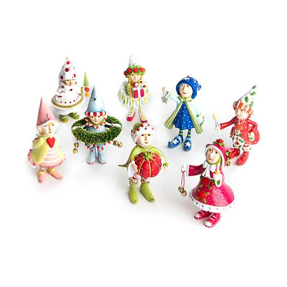Dash Away Mini Elf Ornaments