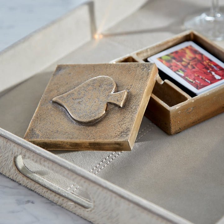 Spade Card & Dice Box