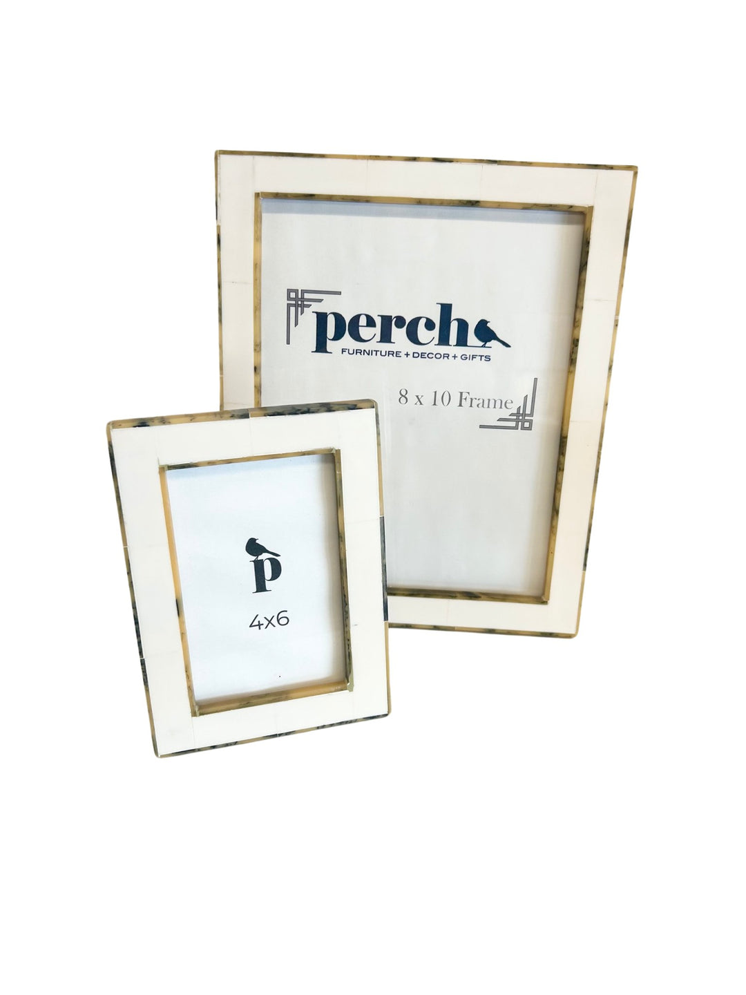 4 X 6 White Frame With Border - #Perch#