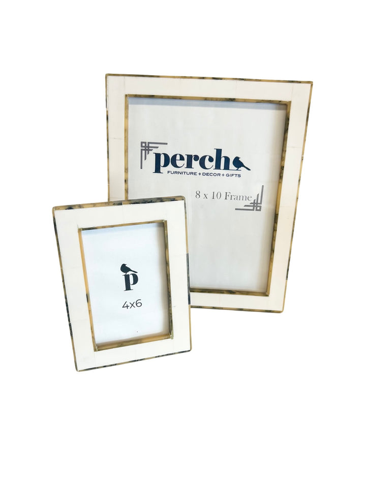 4 X 6 White Frame With Border - #Perch#