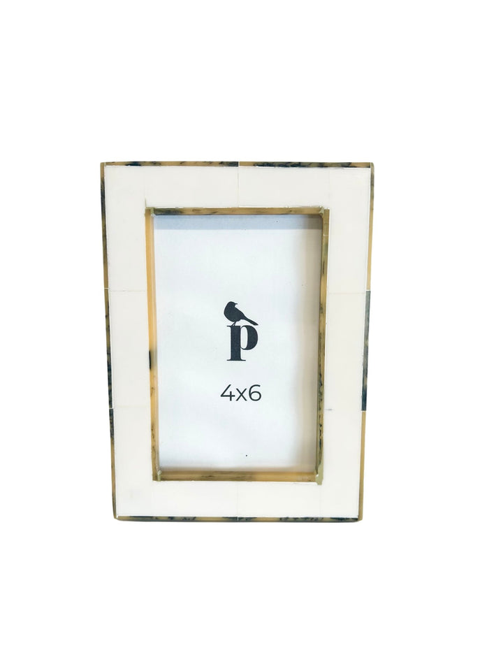 4 X 6 White Frame With Border - #Perch#