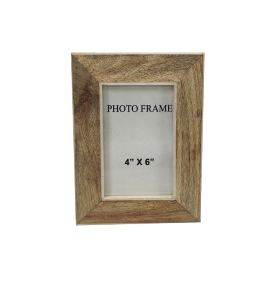 4X6-Wood Frame With White Resin Border - #Perch#
