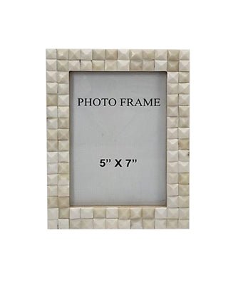 5x7 Bone Diamond Frame - #Perch#