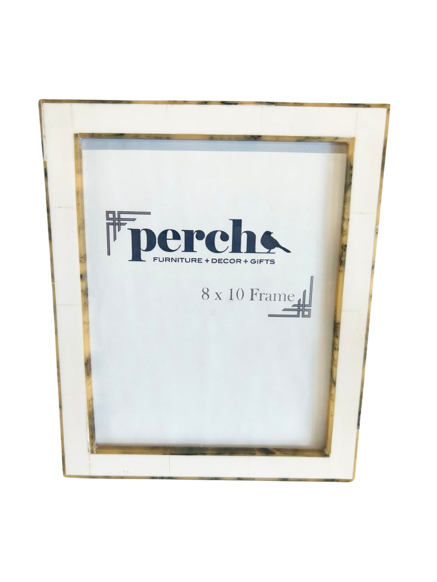 8 X 10 White Frame With Border - #Perch#