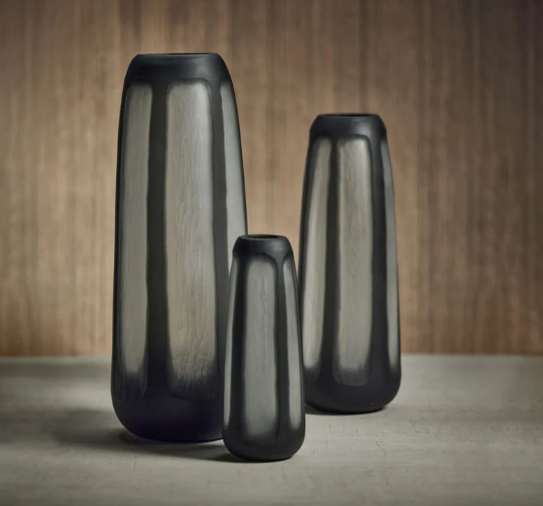 Alexandra Hand- Cut Glass Vase 11'' - #Perch#